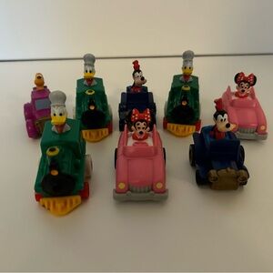 Vintage Collectible Disney Character Toy Set